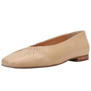 Seychelles Womens Little Things Flats US 7.5 EU 38 Beige Tan Leather NWOB